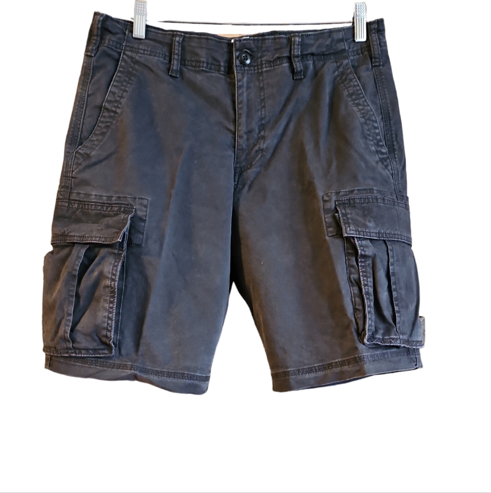 Mens GAP cargo shorts black size 32